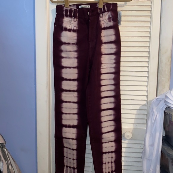 Pacsun raspberry Tie-dye jeans - Picture 1 of 11